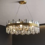 Luxury LED Crystal Pendant Lights Home Living Dining Room Lighting Decorate Lustre Villa Hotel Bar Ceiling Chandeliers Fixtures - Image 3