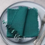 20pcs 32x32cm Cotton Gauze Table Napkins Bohemian Wedding Decor Vintage Western Style Bridal Party Dinner Cloth Accessories - Image 16