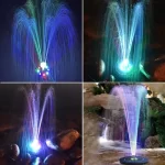 Solar Fountain Led Solar Water Fountain with LED Lights for Outdoor Landscape Garden Decor Floating Pool Fountain Solar Pump - Image 3