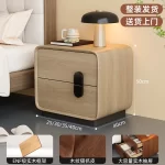 Display Trendy Nightstand Storage Modern Luxury Nightstand Aesthetic Vintage Mesita Bedroom Furniture - Image 9