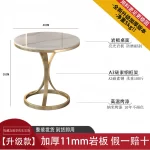 Round Side Small Coffee Tables Italian Luxury Mid Century Marble Corner Coffee Tables Nordic Vintage Living Room Furniture - Image 7