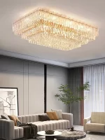 Crystal Rectangle Big Ceiling Lights LED Ceiling Chandelier Living Room Led Lamparas Para Techo Lighting for Lustre Home Decor - Image 2