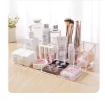 Makeup Organizer Office Organizer Box Cosmetic Plastic Storage Box Desk Bathroom Cosmetic Storage Case Cosmetic Storage Rack - Image 3