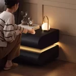 Bedroom Luxury Bedside Table Space Saving Organizer Decor Librero Nightstand Coffee Cabinets Mesitas De Noche Salon Furniture - Image 6