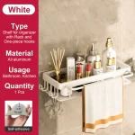 Bathroom Storage Rack Stainless Steel Anti Rust Storage Shower Rack Suction Cup Storage Rack Household Storage Appliances - Image 12