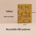 Wall Holder Offices Kitchens Organizer Desktop Shelf Wall Storage Rack Organiser For Workshops Bathrooms Children's Rooms - Image 10