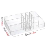 Makeup Organizer Office Organizer Box Cosmetic Plastic Storage Box Desk Bathroom Cosmetic Storage Case Cosmetic Storage Rack - Image 5