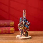 Graffiti Middle Finger Figurines Pop Street Art Statue Desktop Living Room Home Decoration Accessories Mantel Bookshelf Interior - Image 5