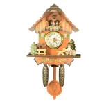 Wooden Hanging Wall Clock Bird Alarm Clock Cuckoo Clocks For Home Decoration Quartz Watch Decorative Home Decor - Image 13