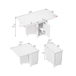 Modern Nordic Dining Tables For 8 People Elegant Design Premium Dining Tables French Glamour Table A Manger Pliante Furniture - Image 2