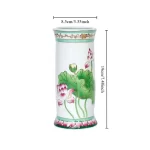 Home Ceramics Lotus Vases Ornaments Buddha Hall Worship Accessories Living Room Flower Arrangement Vase Decoration Crafts - Image 18