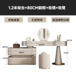 modern coiffeuse bedroom furniture wooden dressing table home storage cabinet master bedroom vanity table make up with mirror - Image 11