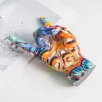 Graffiti Rock On Hand Figurines Rock and Roll Decor Bookshelf Home Wall Shelf Decoration Modern Pop Art Music Fans Gift - Image 6