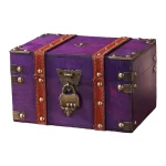 Practical Home Office Storage Box Storage Box Password Storage Box Retro Wooden Storage Box Versatile Functionality - Image 5