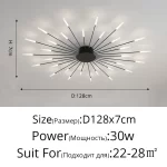 Minimalist Designer LED Ceiling Lamps Suspension Ceiling Lights for Living Room Bedroom Home Decor Indoor Lighting Decoration - Image 20
