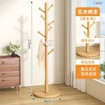 Wooden Floor Rail Coat Racks Corner Shelf Adjustable Garment Coat Racks Hanging Hall Tree Porte Manteau Lounge Suite Furniture - Image 16
