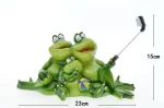 YES 1-2Pcs 3D Craft Resin Creative Thinking Reading Frog Model Figurine Home Office Tabletop Decor Gift Birthday Present - Image 14