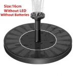 Solar Fountain Led Solar Water Fountain with LED Lights for Outdoor Landscape Garden Decor Floating Pool Fountain Solar Pump - Image 7