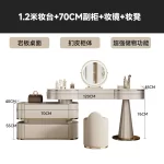 modern coiffeuse bedroom furniture wooden dressing table home storage cabinet master bedroom vanity table make up with mirror - Image 8