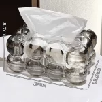 Cloud Design Tissue Box Cover, Home Tissue Boxes,High-End Paper Towel Holder for Living Room Coffee Table,Tabletop Decor - Image 11