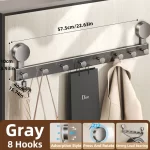 Suction Cup Door Hooks With Strong Adhesive No Drilling Required High Load-Bearing Capacity Storage Rack Hooks Coat Racks - Image 7