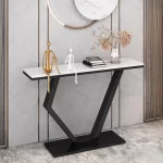 European Luxury Console Table For Hallway Entrance Trendy Glam Console Table Living Room Elegant Mesa Estrecha Home Furniture