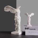 Nordic Greek Victory Goddess Statue Angel Wing Art Statue Home Decoration Resin Greek Mythology Sculptures And Figurines