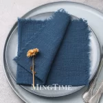 20pcs 32x32cm Cotton Gauze Table Napkins Bohemian Wedding Decor Vintage Western Style Bridal Party Dinner Cloth Accessories - Image 17