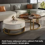 Round Unique Coffee Tables Waterproof Modern Simple Metal Coffee Tables Aesthetic Organizer Muebles De La Sala Home Decoration - Image 10