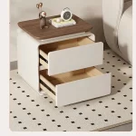 Simple Trendy Nightstand Luxury Storage Elegant Retro Nordic Stylish Fine Room Interior Table Chevet Bedroom Furniture - Image 4