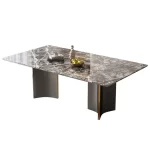 Trendy Mid Century Dining Table Cheap Clean Living Room Makeup Computer Dining Table Center Mesas De Comedor Kitchen Furniture - Image 4