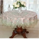 European Style Round Tablecloth, Elegant Lace Tablecloth, Dining Table Cloth, Kitchen Table Cover, Decorative Towel - Image 13