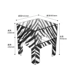 Compact Side Table for Living Room Sofa, Bedside Nightstand with Nordic Modern Minimalist Design Instagram-Inspired Small Table - Image 6
