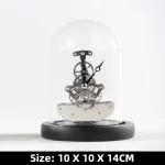 Luxury Mechanic Metal Desk Clock Living Room Table Clock Work Office Aesthetic Clocks Nordic Interior Decoration Accessories - Image 8