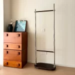 Stylish Minimalist Clothes Racks Drying Storage Modern Japandi Clothes Rack Living Room Design Colgadores De Ropa Room Furniture - Image 3