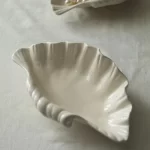 Shell Plate Cream Retro Ceramic Plate Fruit Snack Plate Dinner Tray Dish Set Jewelry Storage Dish Tableware Gift - Image 5
