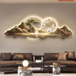 Luxury Minimalist Wall Clocks Mechanism Digital Art Muraart Living Room Kitchen Metal Bedrooms Quartz Reloj De Pared Home Decor - Image 2