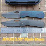 JUFULE 2026 Dixon Titanium Handle Ceramic Bearing Pocket EDC Tool Kitchenware Fish Fruit Camping 154CM Outdoor Folding Knife - Image 2