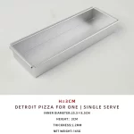 6~10 inch Detroit Style Pizza Pan Deep Dish Pizza Pan, Pizza Pan, Square Baking Pan, Bakeware Kitchenware, Aluminum - Image 12