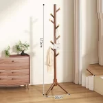 Wooden Floor Rail Coat Racks Corner Shelf Adjustable Garment Coat Racks Hanging Hall Tree Porte Manteau Lounge Suite Furniture - Image 6