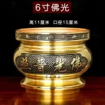 Metal incense burner Buddha tool Backflow fragrance Censer Buddhist Hall pray church  tea light burner the god of wealth - Image 24