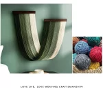 Large Macrame Wall Hanging Tapestry with Wooden Stick Hand-Woven Bohemia Tassel Curtain Tapestry Wedding Backgrou Boho Decor - Image 3