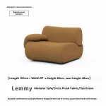 Vacuum-Compressed Modular Sofa, Wabi-Sabi Sherpa Fabric Sectional with High-Elastic Foam, Cream Mid-Century Style, Space Saving - Image 10
