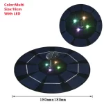 Solar Fountain Led Solar Water Fountain with LED Lights for Outdoor Landscape Garden Decor Floating Pool Fountain Solar Pump - Image 10