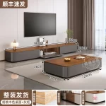 Universal Trendy Tv Stands Interior Modern Aesthetic Creative Lounge European Tv Table Cheap Archivadores Living Room Decoration - Image 19