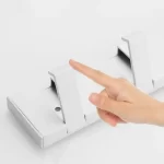 Foldable Coat Rack Wall Hanger Shelves Steel Shelf Behind Door Hooks Clothes Organizer Towel Rack Key Storage Bathroom Furniture - Image 4