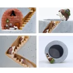 Creative Hedgehog Planter, Resin Flower Pots for Succulents Air Plants Garden Pots Decorative Figurines for Home Tabletop Decor - Image 3