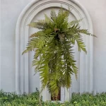 Large Artificial Plants Large Wall Hanging Fern Leaves Vines Boston Fern Bunch Persian Leaves Bunch Fake Green Plants Fake Leav