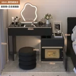 Bedroom Mirror Dressing Table Bedroom Desgin Modern Vanity Table European Salon Designer Service Partitions Hotel Furniture - Image 19
