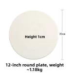Creative Ceramic Rectangular Plate Pure White 10 Inch Western Dinner Plate Sushi Pasta European Style Steak Plate Italian Style - Image 9